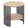 Koffie Tafel TRAFICA 41x41 cm zwart/beige