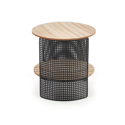 Koffie Tafel TRAFICA 41x41 cm zwart/beige