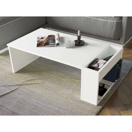 Koffie Tafel VIEW 34x95 cm wit