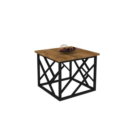 Koffie Tafel WODA 42x53 cm bruin/zwart