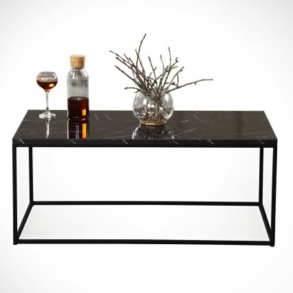 Koffietafel ROYAL 43x95 cm zwart