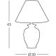 Kolarz 0014.73.6 - Lampe de table TLAVORIO 1xE27/100W/230V