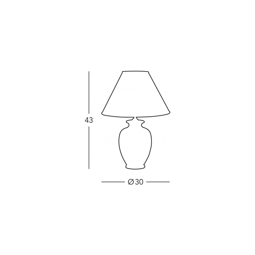 Kolarz 0014.73.7 - Tafellamp BORDEAUX 1xE27/100W/230V