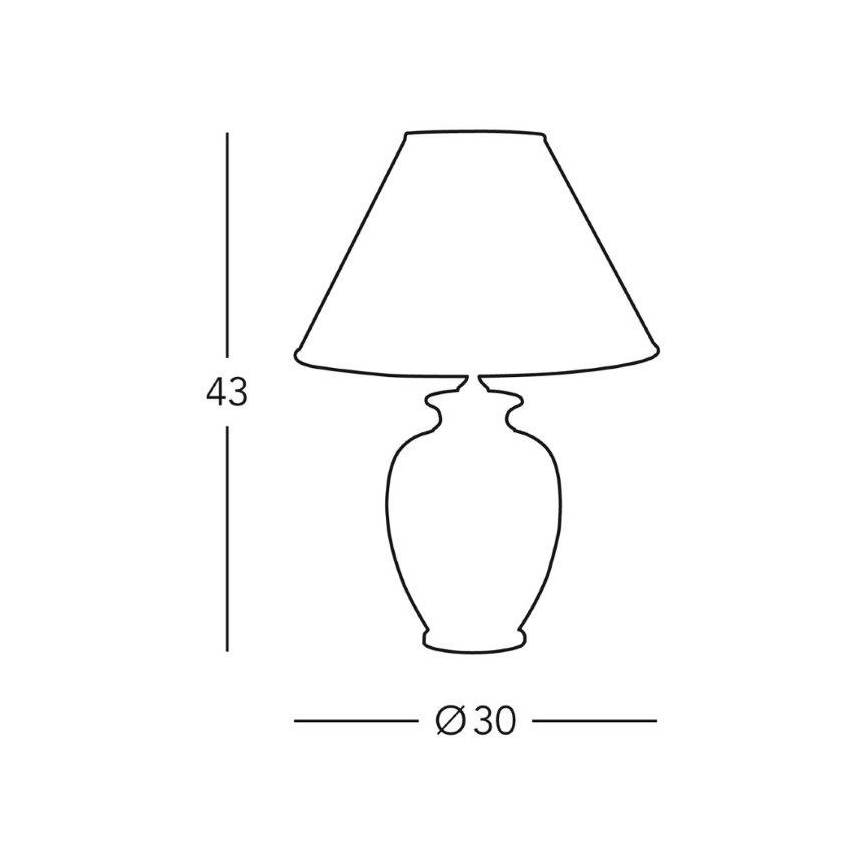 Kolarz 0014.73 - Tafellamp GIARDINO 1xE27/100W/230V