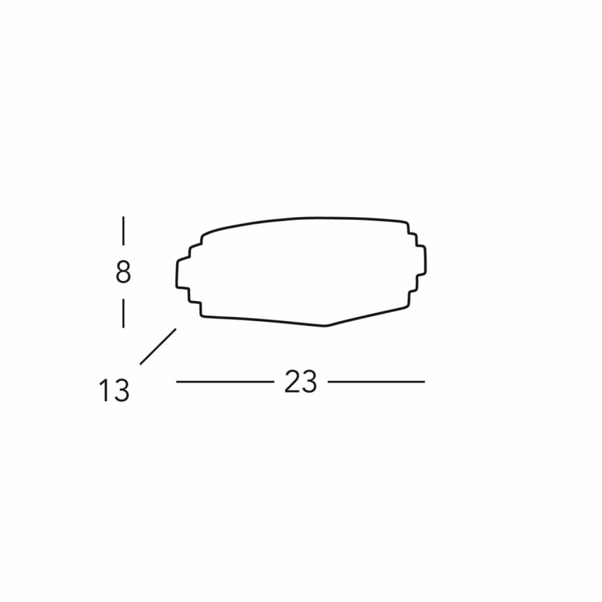 Kolarz 0290.61E - Applique murale STIEGEL 1xG9/60W/230V blanc