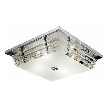 Kolarz 0342.14.5 - Plafonnier ONTARIO 4xE27/60W/230V chrome brillant