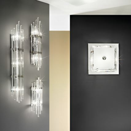Kolarz 0342.62M.5 - Applique murale ONTARIO 2xE14/40W/230V 41 cm chrome brillant