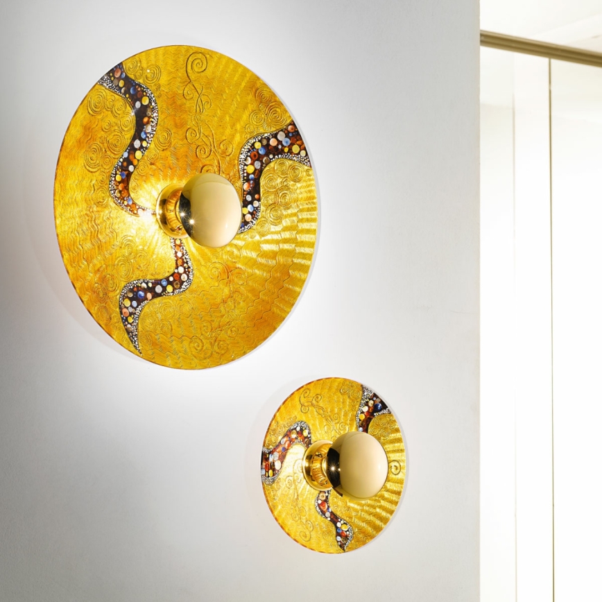 Kolarz 0365.61XL.V1.3 - Wandlamp LUNA 1xE27/100W/230V 24K goud