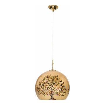 Kolarz 0392.31M.3.Al.Mu - Hanglamp aan een koord LUNA 1xE27/60W/230V 24K goud