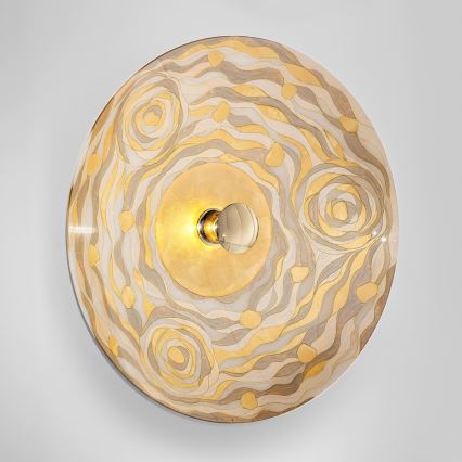 Kolarz 0415.61XL.3.Ch - Wandlamp LUNA 1xE27/100W/230V 24K goud