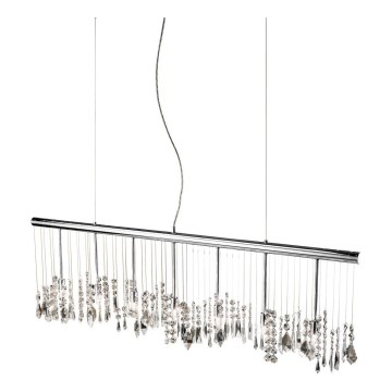 Kolarz 104.87.5 - Kristallen hanglamp aan een koord STRETTA 7xG9/40W/230V glanzend chroom