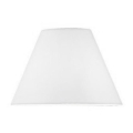 Kolarz 264.S03 - Lampenkap voor bureaulamp, vloerlamp en wandlamp HILTON E27, diameter 45 cm, wit