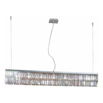 Kolarz 314.87.5 - Kristallen hanglamp aan een koord PRISMA 7xG9/25W/230V glanzend chroom