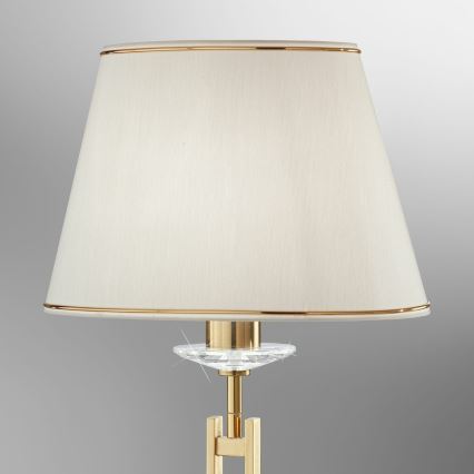 Kolarz 330.71.8C - Kristallen tafellamp IMPERIAL 1xE27/60W/230V goud/beige