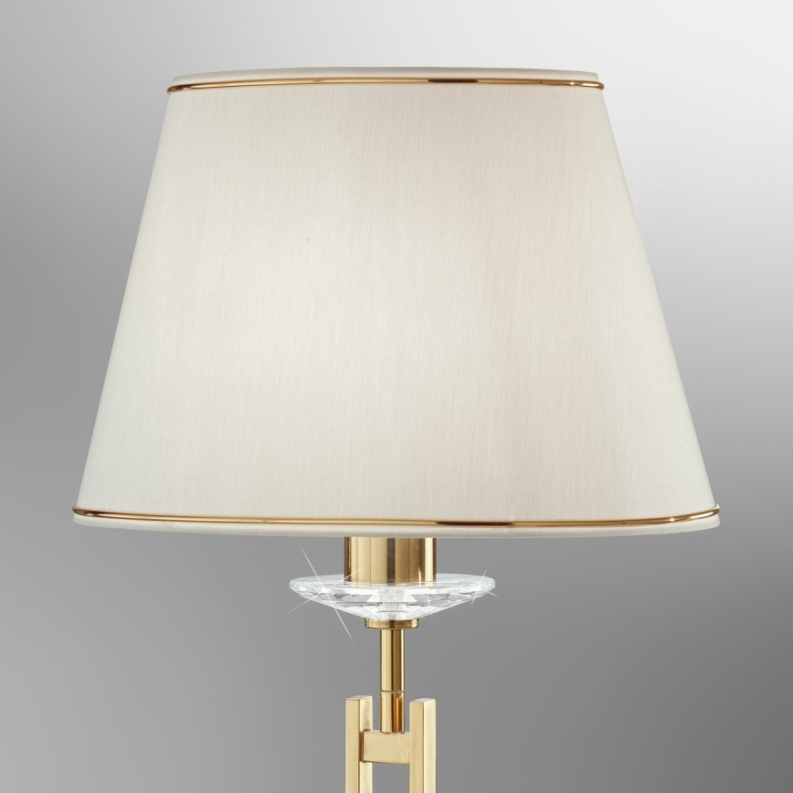 Kolarz 330.71.8C - Kristallen tafellamp IMPERIAL 1xE27/60W/230V goud/beige
