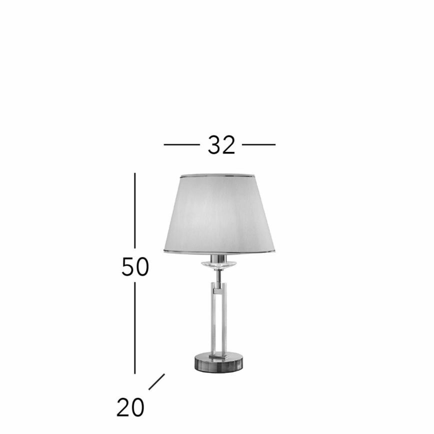 Kolarz 330.71.8C - Kristallen tafellamp IMPERIAL 1xE27/60W/230V goud/beige