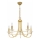 Kolarz 330.85.8C - Kristallen hanglamp aan een ketting IMPERIAL 5xE14/60W/230V goud
