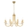 Kolarz 330.88.8C - Kristallen hanglamp aan een ketting IMPERIAL 8xE14/60W/230V goud