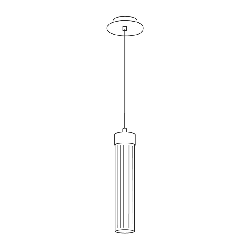 Kolarz 6009.30130 - Hanglamp aan een koord RAGGIO 1xE14/25W/230V 24K goud