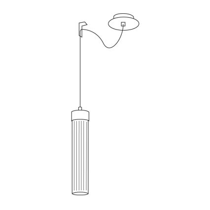 Kolarz 6009.30131 - Suspension filaire RAGGIO 1xE14/25W/230V 24K doré