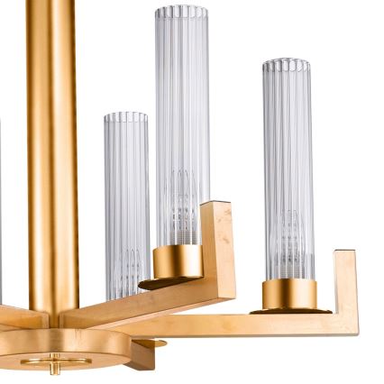 Kolarz 6009.80630 - Hanglamp aan een ketting RAGGIO 6xE14/25W/230V 24K goud