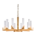 Kolarz 6009.81030 - Hanglamp aan een ketting RAGGIO 10xE14/25W/230V 24K goud