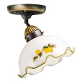 Kolarz 731.10.116 - Opbouwplafondlamp NONNA 1xE27/75W/230V Ø 20 cm citroenen
