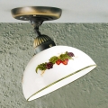Kolarz 731.10.121 - Plafonnier NONNA 1xE27/75W/230V d. 20 cm raisins/fraises