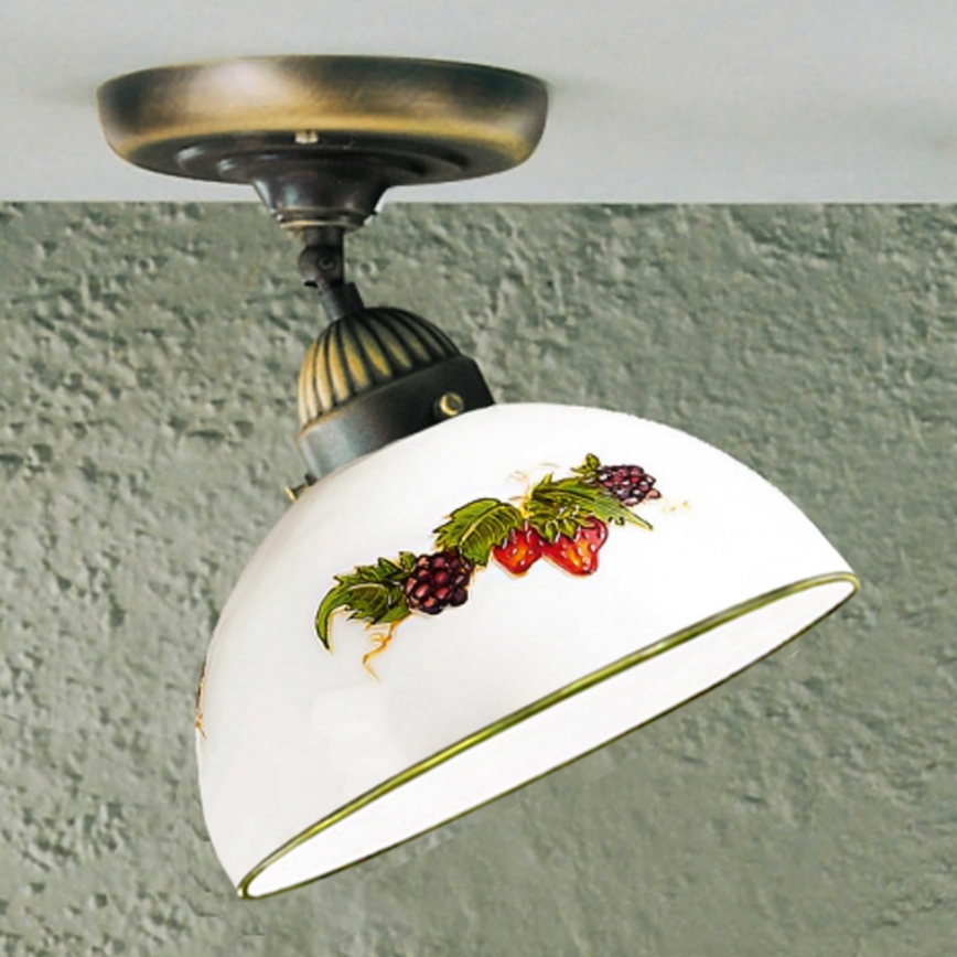 Kolarz 731.10.121 - Plafonnier NONNA 1xE27/75W/230V d. 20 cm raisins/fraises