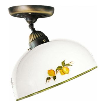 Kolarz 731.10.129 - Bevestigde hanglamp NONNA 1xE27/75W/230V diameter 30 cm citroenen