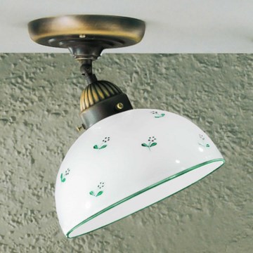 Kolarz 731.10.20 - Bevestigde hanglamp NONNA 1xE27/75W/230V diameter 20 cm groen