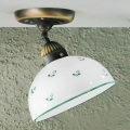 Kolarz 731.10.20 - Plafonnier NONNA 1xE27/75W/230V d. 20 cm vert