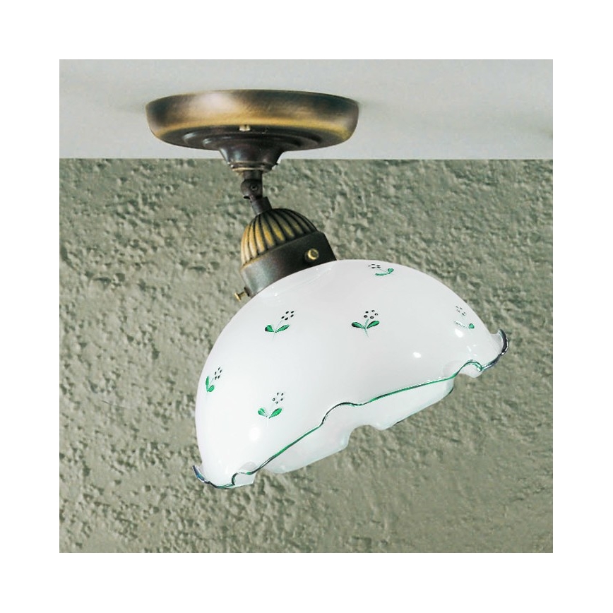 Kolarz 731.10.21 - Spot met groene decoraties NONNA 1x E27 / 75W / 230V