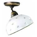 Kolarz 731.10.27 - Bevestigde hanglamp NONNA 1xE27/75W/230V diameter 30 cm groen