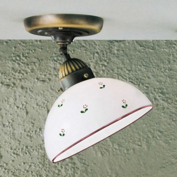 Kolarz 731.10.69 - Bevestigde hanglamp NONNA 1xE27/75W/230V diameter 20 cm rood