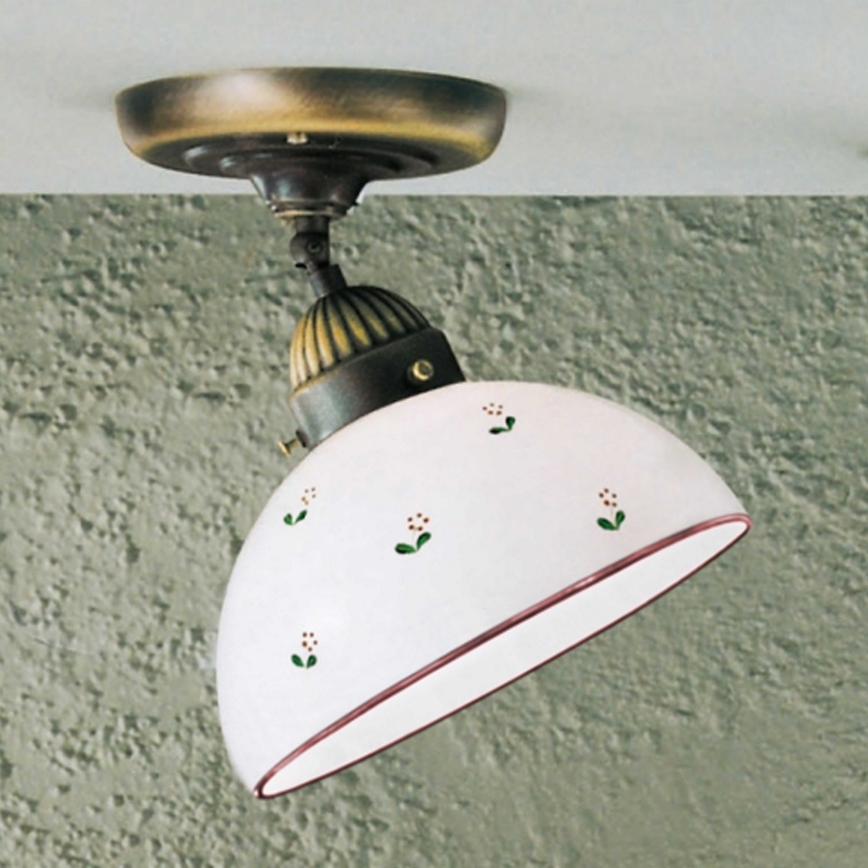 Kolarz 731.10.69 - Bevestigde hanglamp NONNA 1xE27/75W/230V diameter 20 cm rood