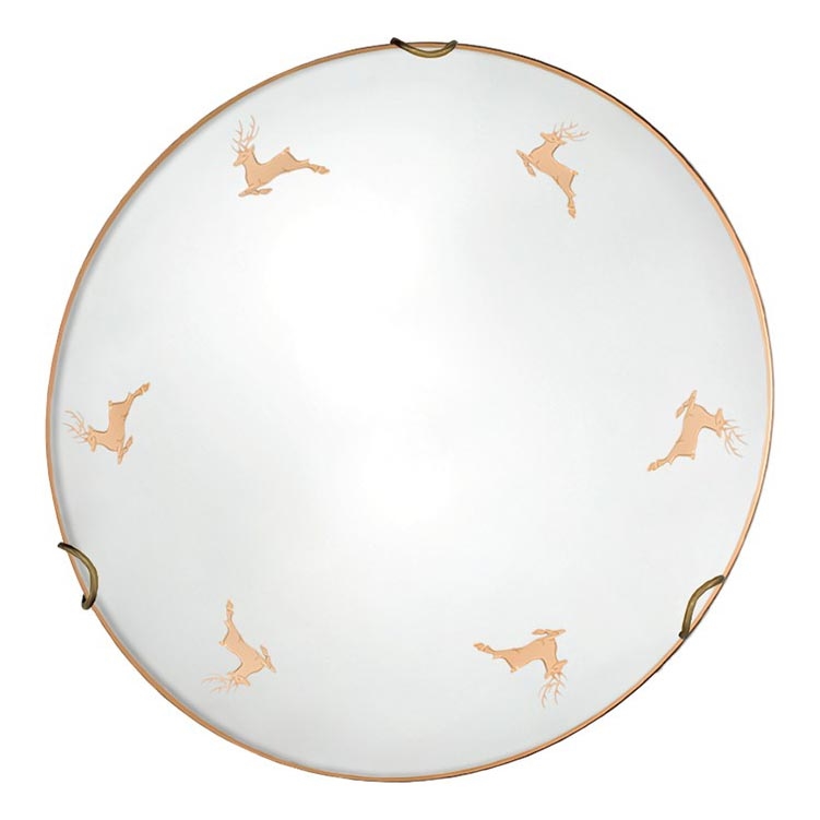 Kolarz 731.11.4.150 - Wandlamp NONNA 1xE27/60W/230V Ø 30 cm jeleni roségoud