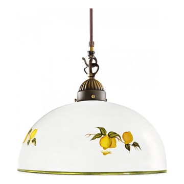 Kolarz 731.30.126 - Hanglamp aan een koord NONNA 1xE27/75W/230V diameter 20 cm citroenen