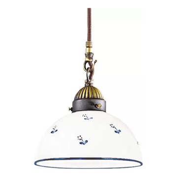 Kolarz 731.30.16 - Hanglamp aan een koord NONNA 1xE27/75W/230V diameter 20 cm blauw