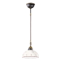Kolarz 731.30.27 - Suspension filaire NONNA 1xE27/75W/230V d. 30 cm vert