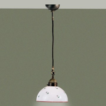 Kolarz 731.30.69 - Hanglamp aan een koord NONNA 1xE27/75W/230V diameter 20 cm rood