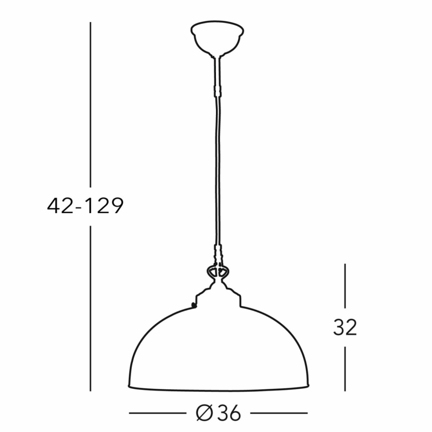Kolarz 731.32.102 - Hanglamp aan een koord NONNA 1xE27/75W/230V diameter 36 cm hert groen