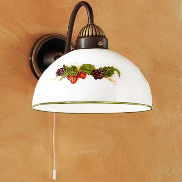Kolarz 731.61.121 - Wandlamp NONNA 1xE27/75W/230V druiven/aardbeien