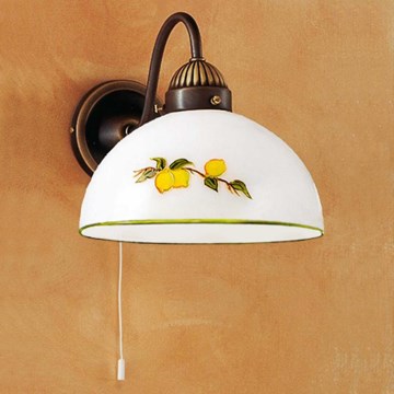 Kolarz 731.61.126 - Wandlamp NONNA 1xE27/75W/230V citroenen