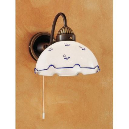 Kolarz 731.61.17 - Applique murale NONNA 1xE27/75W/230V bleu