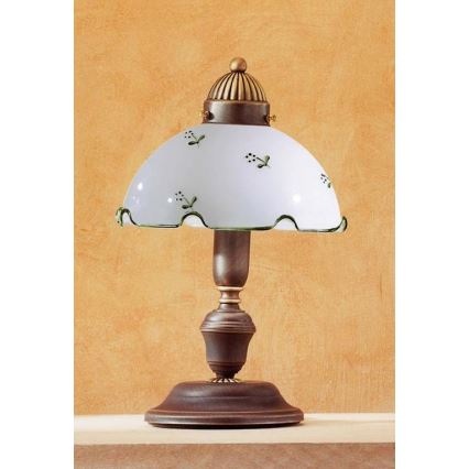 Kolarz 731.73.21 - Tafellamp met groene decoraties NONNA 1x E14 / 60W / 230V