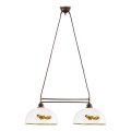 Kolarz 731.82.136 - Suspension filaire NONNA 2xE27/75W/230V raisins/fraises