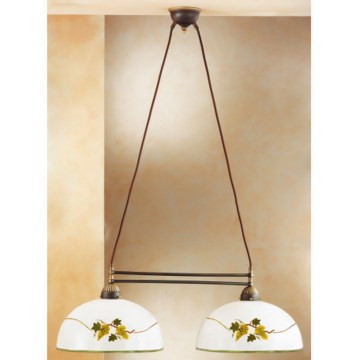 Kolarz 731.82.137 - Hanglamp aan een koord NONNA 2xE27/75W/230V druiven