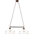 Kolarz 731.82.151 - Lustre sur câble NONNA 2xE27/75W/230V, motif cerf, finition or rose