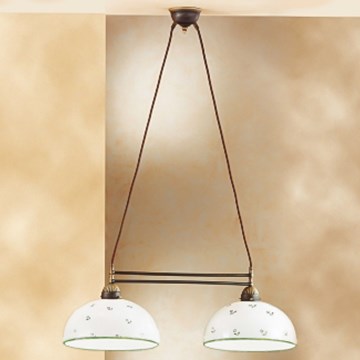 Kolarz 731.82.27 - Suspension filaire NONNA 2xE27/75W/230V vert